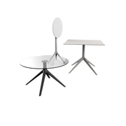 Mari-Sol Tables — available in 7 base sizes: H:50/73/105cm, Ø80 H:50/73/105cm, Ø96,5 H:73cm