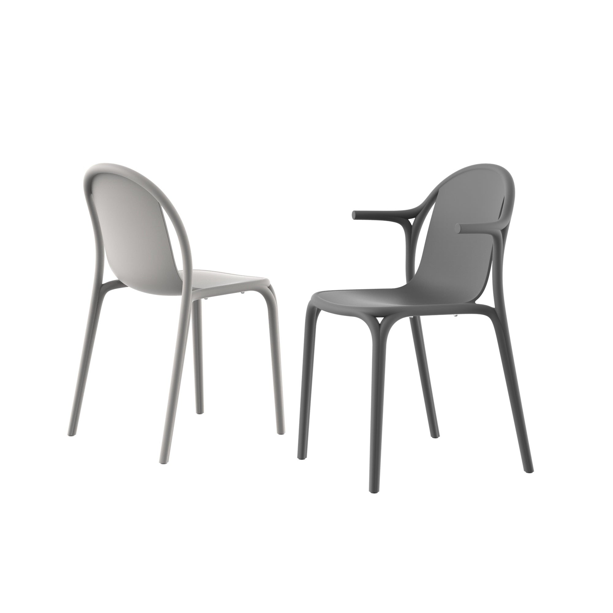 Brooklyn chair with armrests - set of 4