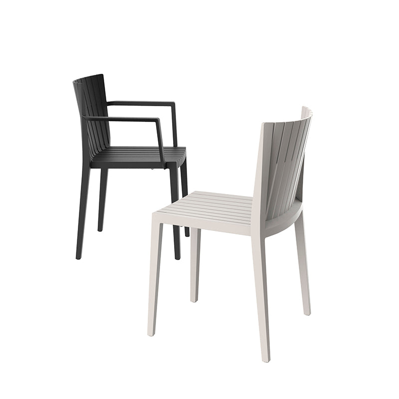 Spritz chair with armrests - set of 4