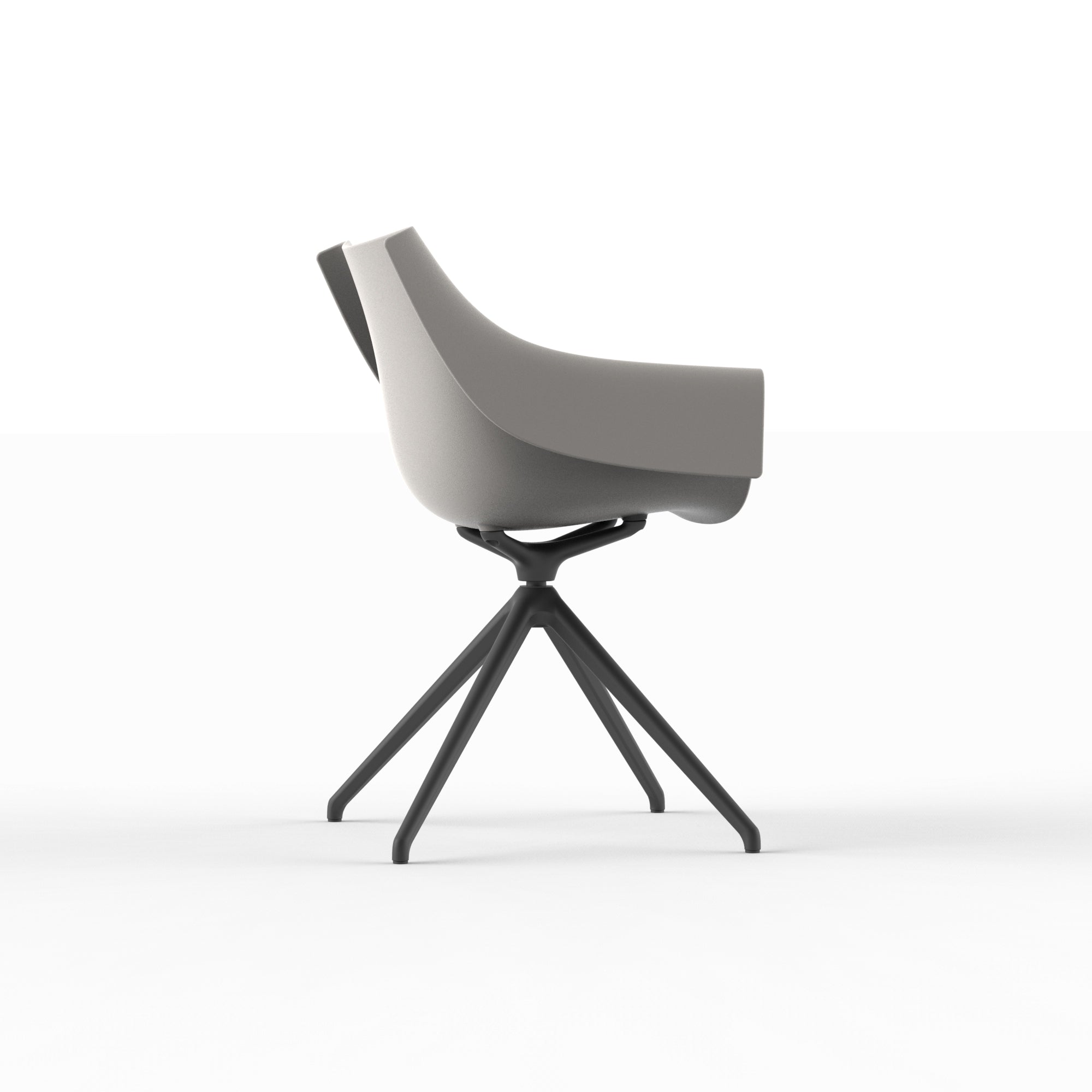Manta swivel armchair - set of 2