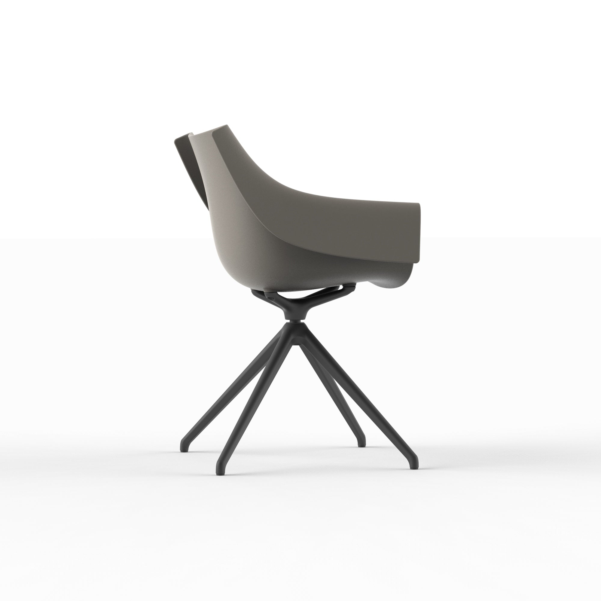 Manta swivel armchair - set of 2