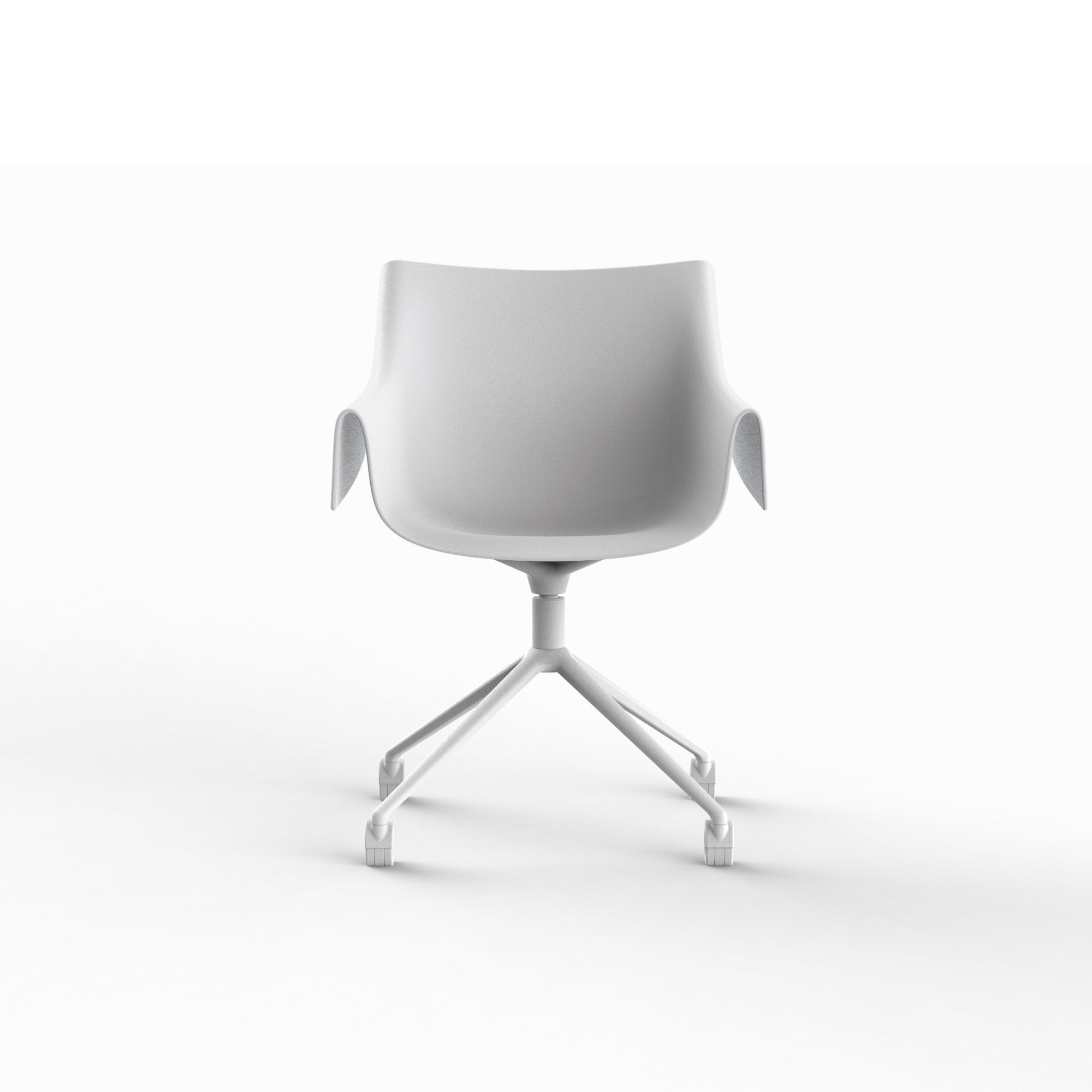 Manta swivel caster armchair - set of 2