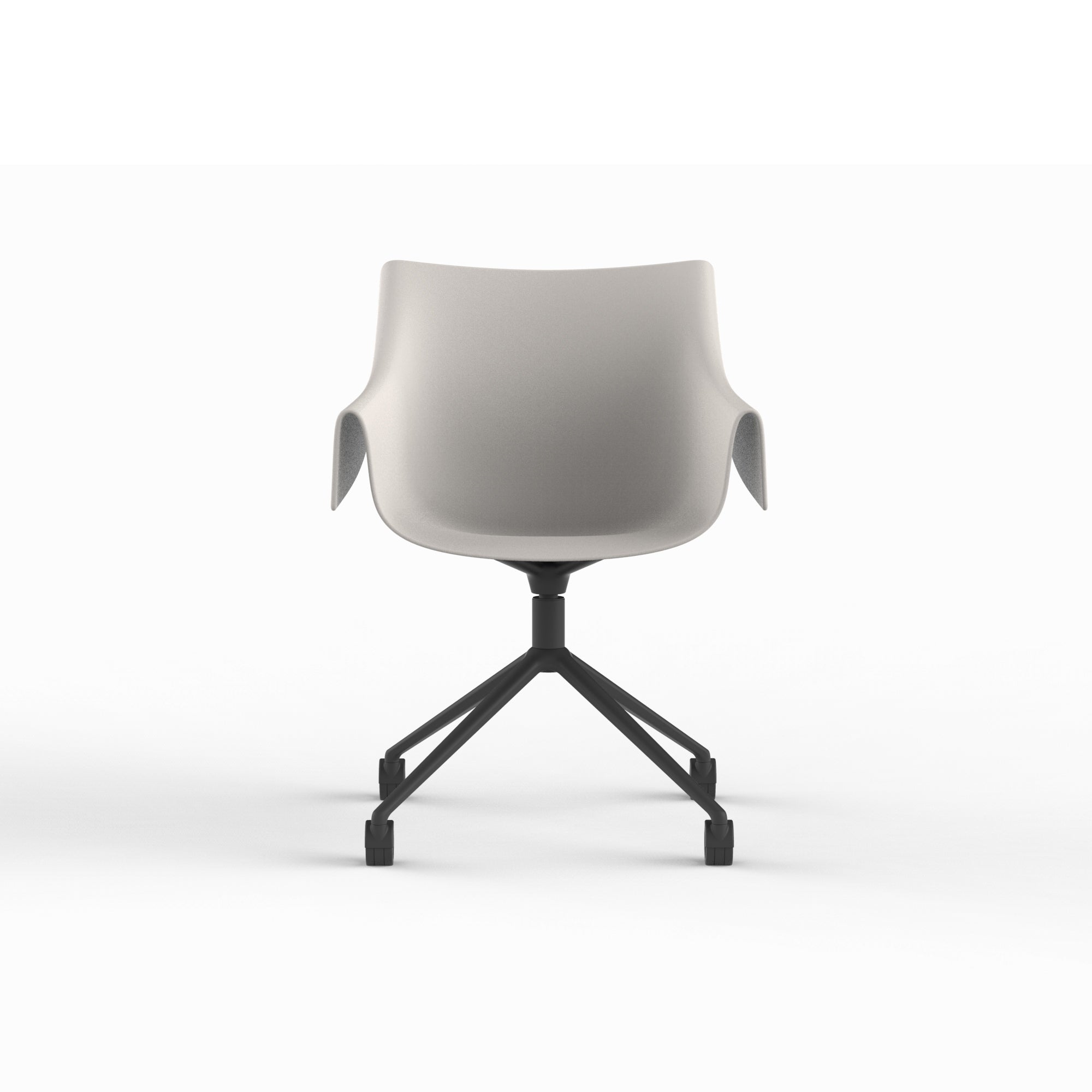 Manta swivel caster armchair - set of 2