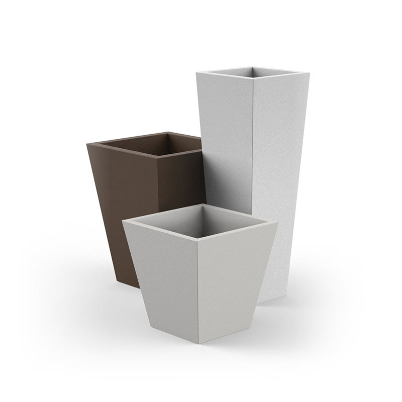 Cono cuadrado alto planter